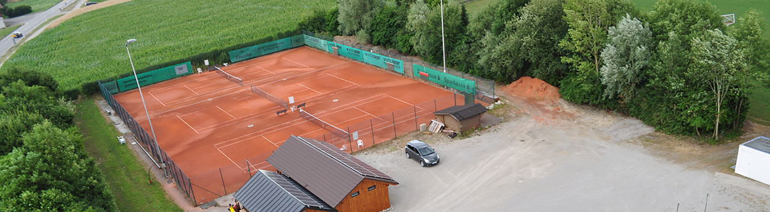 Das ist unsere Tennisanlage